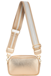 Taske med Taskestrop Metallic  L22 x H15 cm